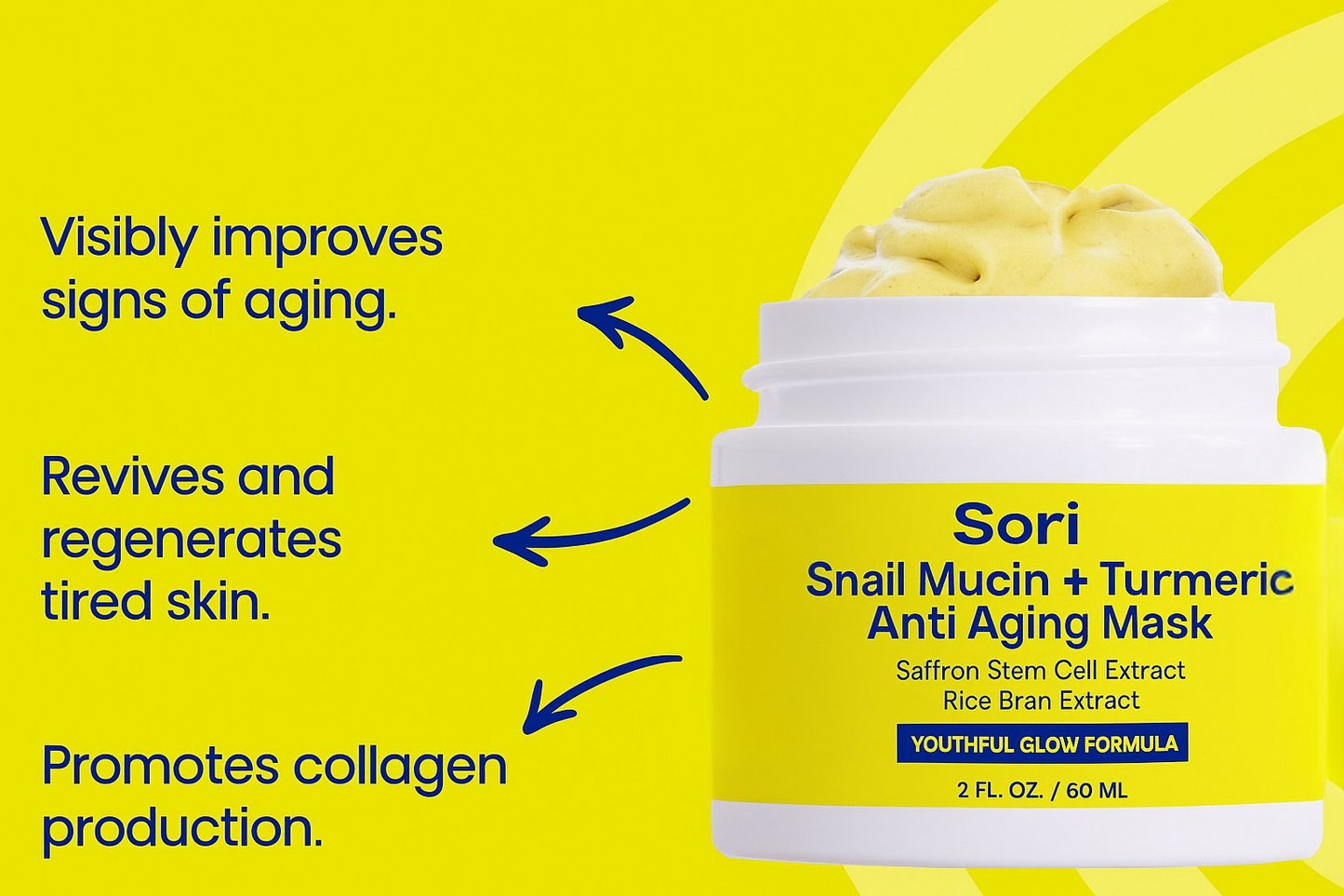 Snail & Turmeric Anti-Aging Mask