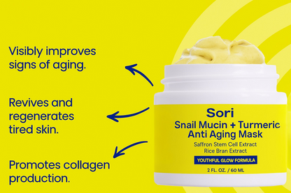 Snail & Turmeric Anti-Aging Mask