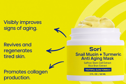 Snail & Turmeric Anti-Aging Mask